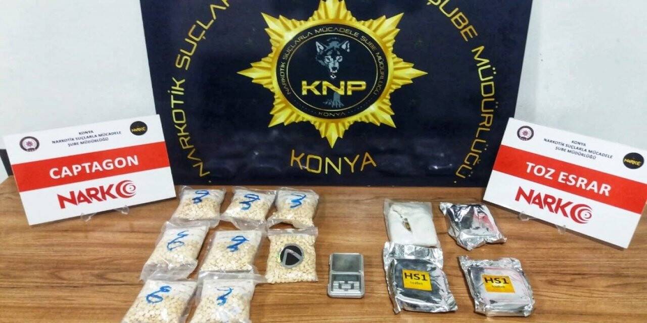 Konya’da uyuşturucu operasyonu