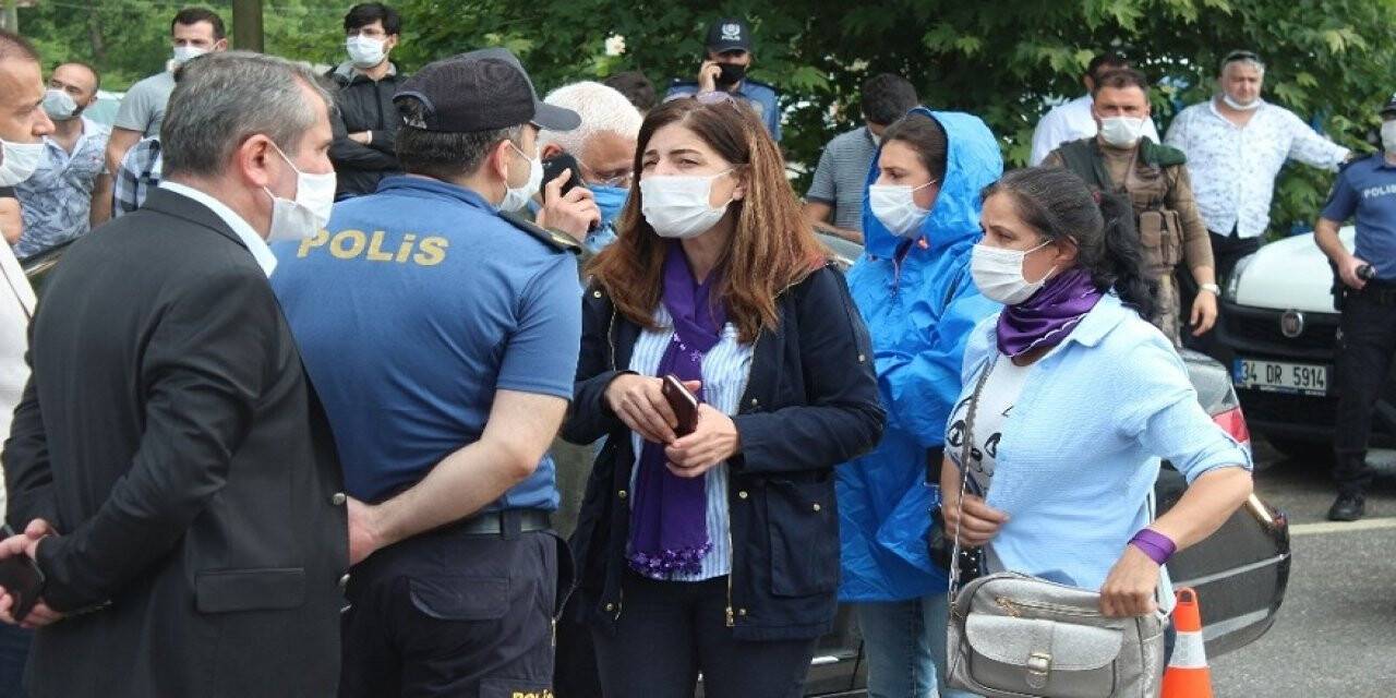 Kandıra Cezaevi’nde eylem yapmak isteyen HDP’liler güvenlik noktalarına takıldı