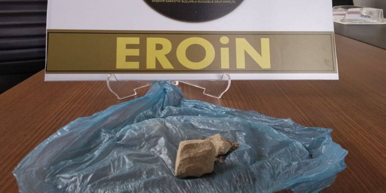 Akşehir'de uyuşturucu operasyonu