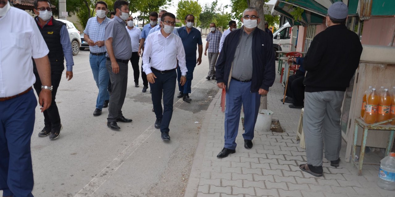 AK Parti Karapınar İlçe Teşkilatının mahalle ziyaretleri sürüyor