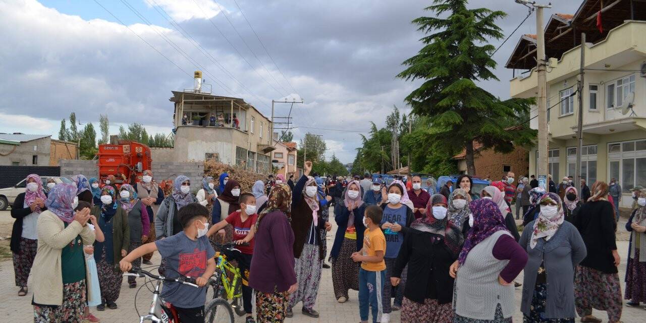Kömür üretim kararına mahalleliden tepki