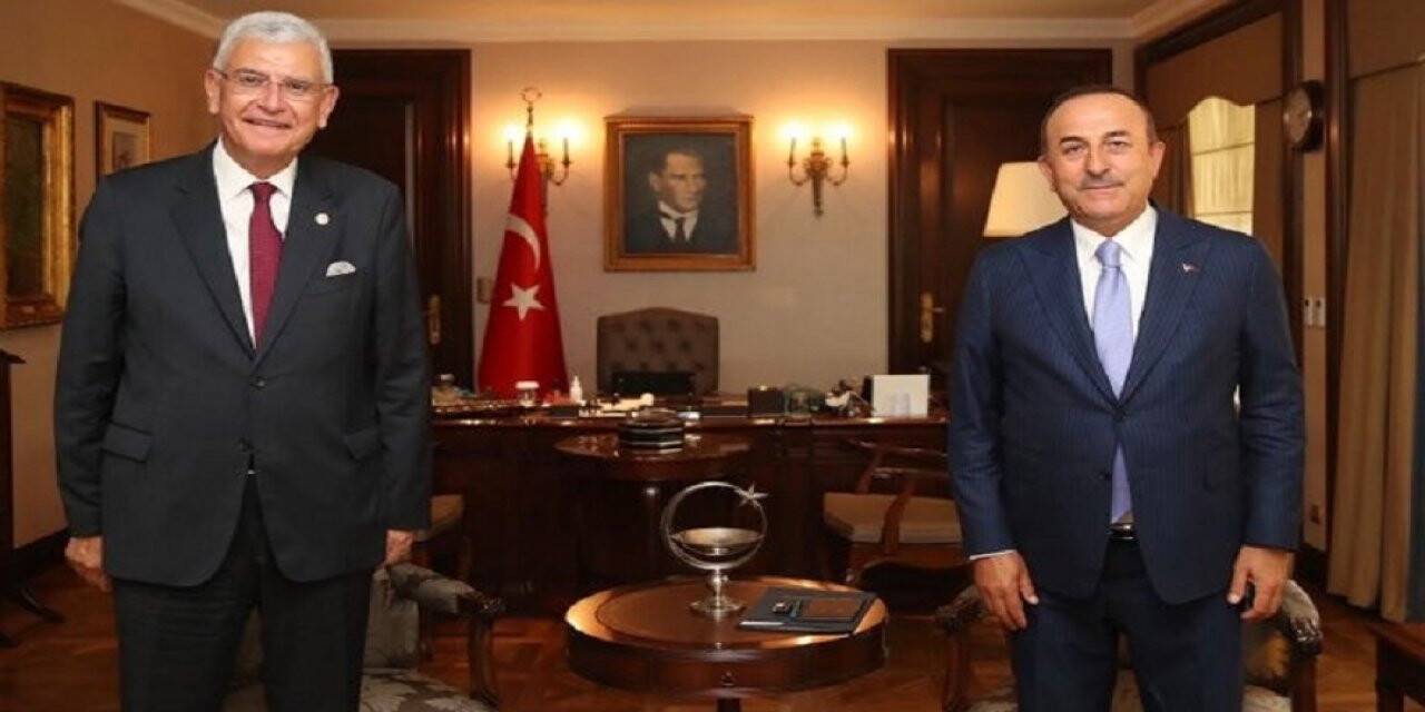 Bakan Çavuşoğlu, Volkan Bozkır ile görüştü