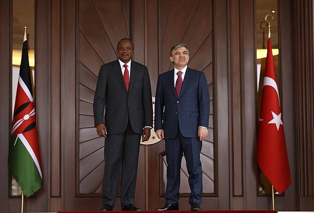 Kenya Cumhurbaşkanı Kenyatta Ankara'da