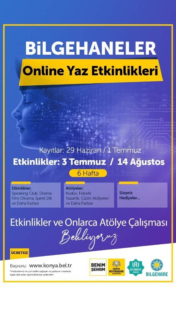 Bilgehaneler yaz etkinliklerini uzaktan eğitimle yapacak