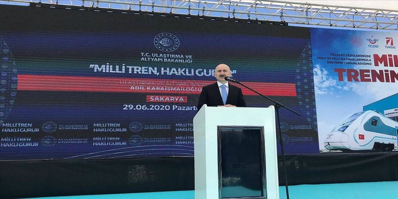 Milli elektrikli trenin fabrika testleri başlatıldı
