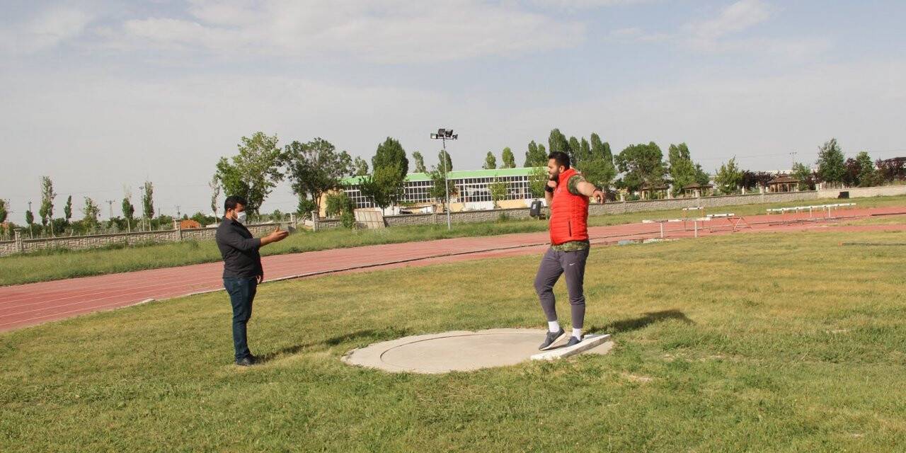 Konya TOHM sporcuları çalışıyor