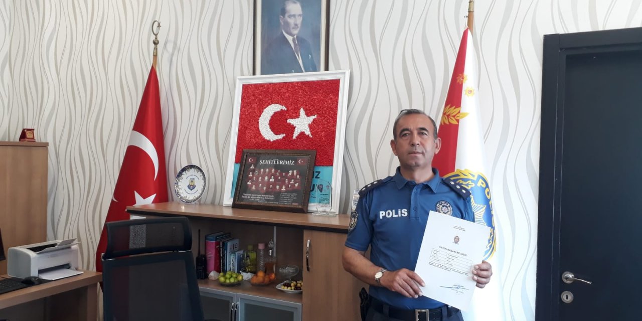 Seydişehir İlçe Emniyet Müdürüne 'üstün başarı' ödülü