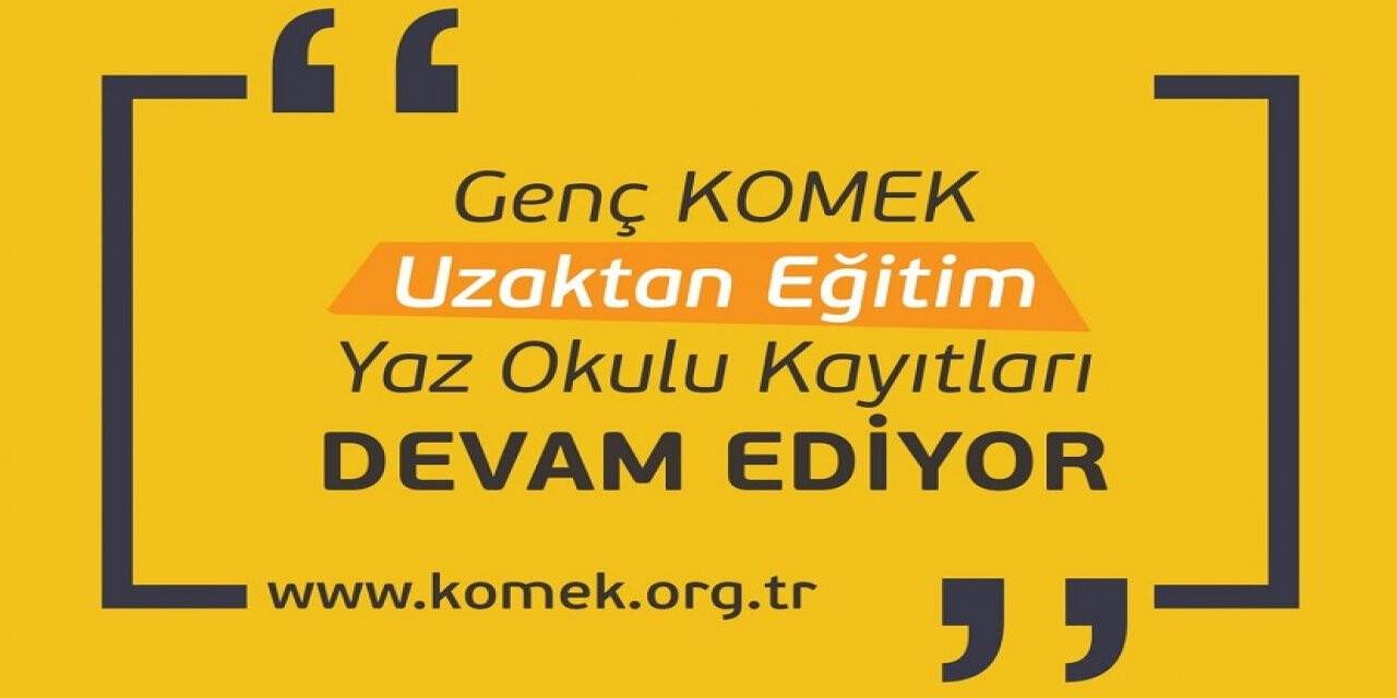 Genç KOMEK Yaz Okulu sürpriz hediyelerle çocukları bekliyor