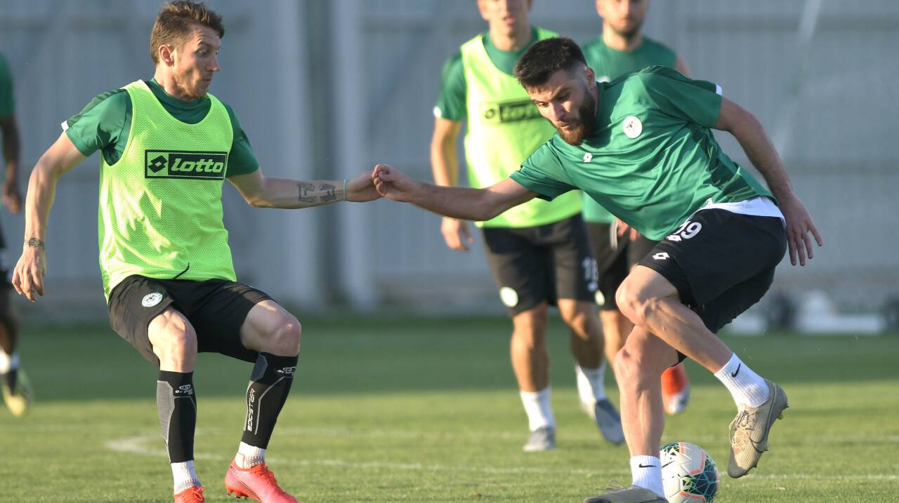 Konyaspor, Çaykur Rizespor maçı hazırlıklarını sürdürdü