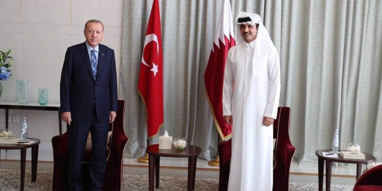 Cumhurbaşkanı Erdoğan Katar Emiri, Al Sani ile görüştü