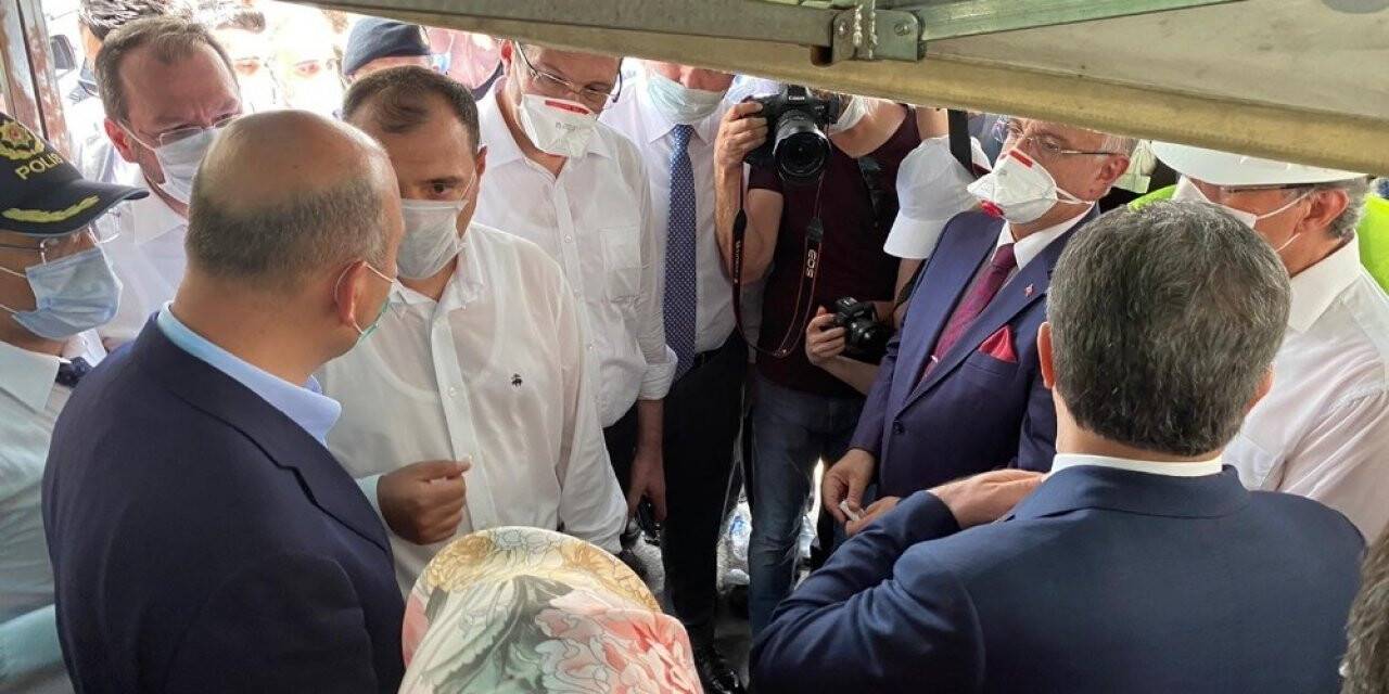 İçişleri Bakanı Soylu ve Sağlık Bakanı Koca olay yerinde
