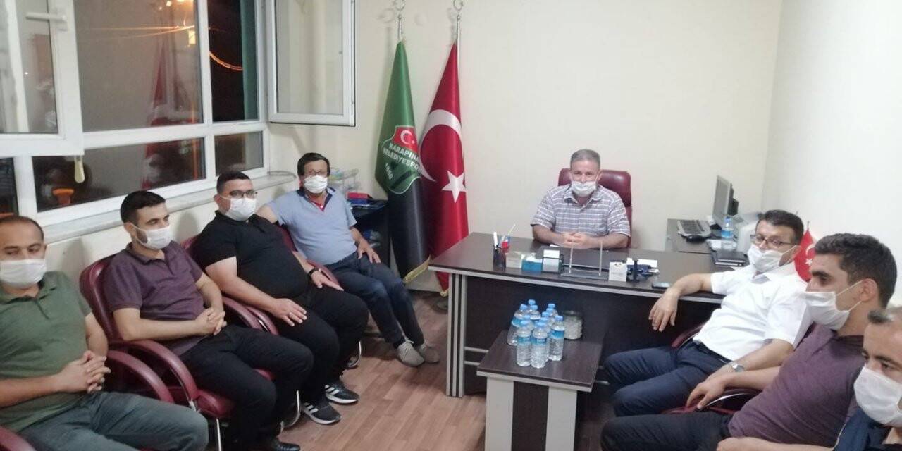 Zengin’den Karapınar Belediyespor’a ziyaret