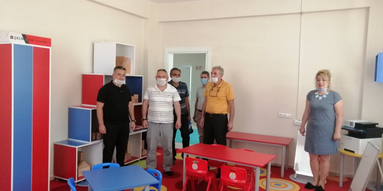 Bozkır Milli Eğitim Müdürlüğü ekipleri, öğretmenevinde incelemelerde bulundu