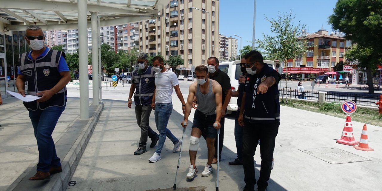 Konya'daki silahlı kavganın zanlılarından 3'ü adliyeye sevk edildi