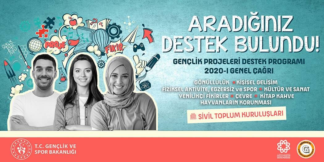 GSB Gençlik Projeleri destek programı çağrısı