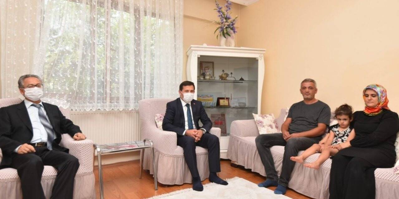 Başkan Kılca ve Kaymakam Parlar’dan 15 Temmuz gazilerine ziyaret