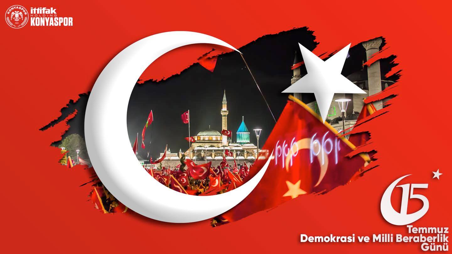 Konyaspor'dan 15 Temmuz kutlaması