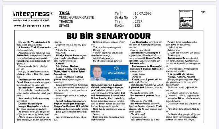 Oturup 'senaryo' yazmaya başladılar! TRABZON’UN ‘ZİHNİ’ BULANIK!