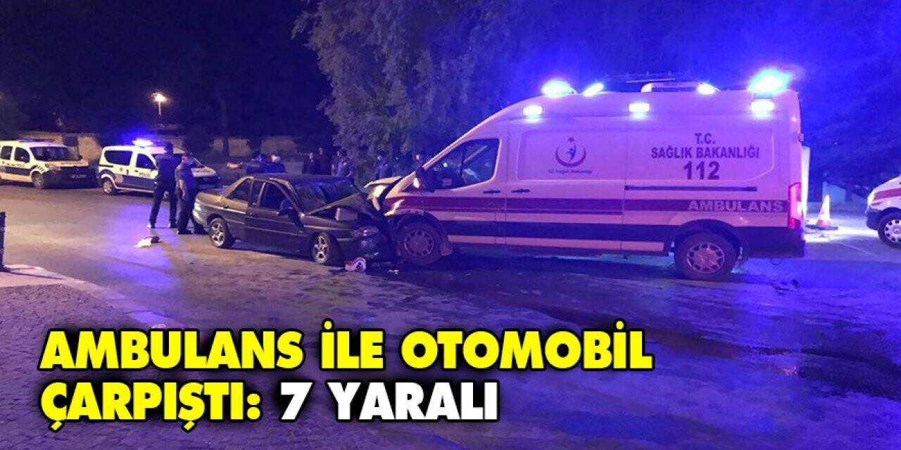 Konya Meram Son Durak'ta trafik kazası: 7 yaralı