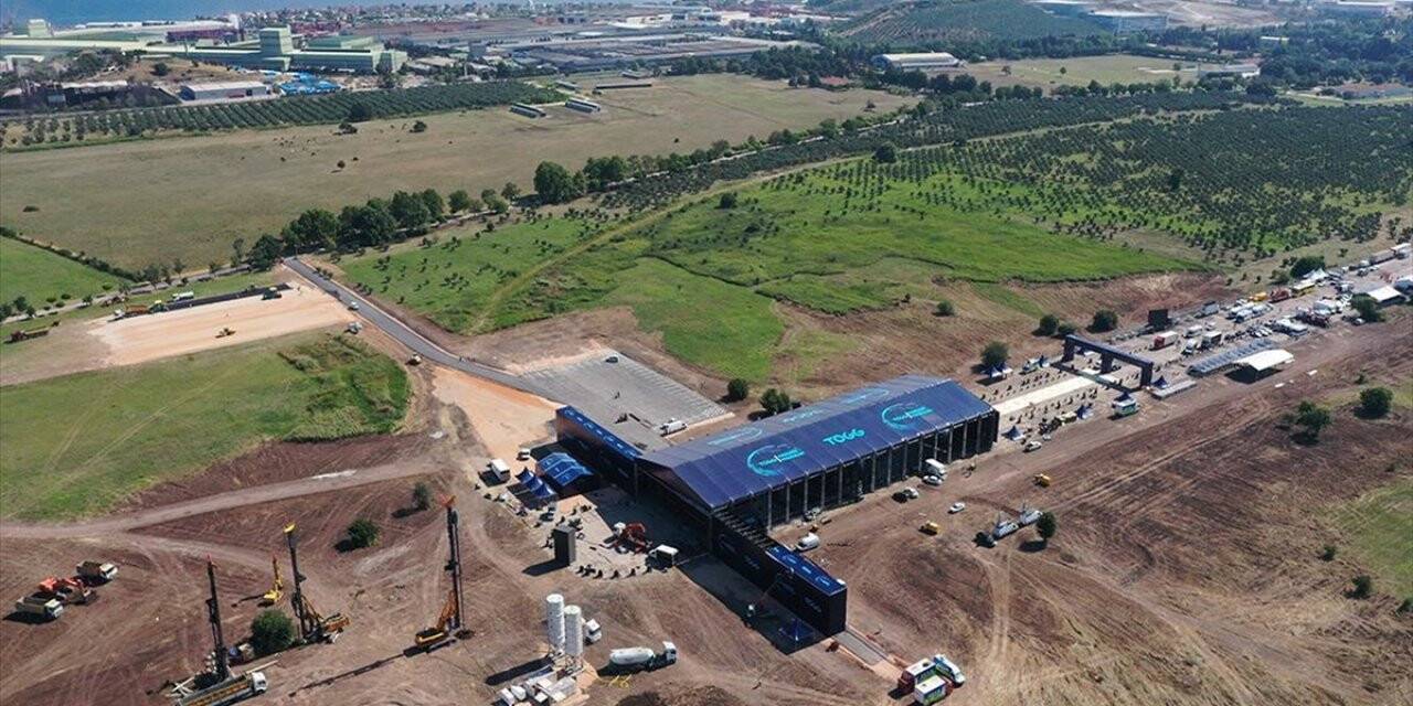 'Türkiye'nin Otomobili'nin üretileceği alan havadan görüntülendi