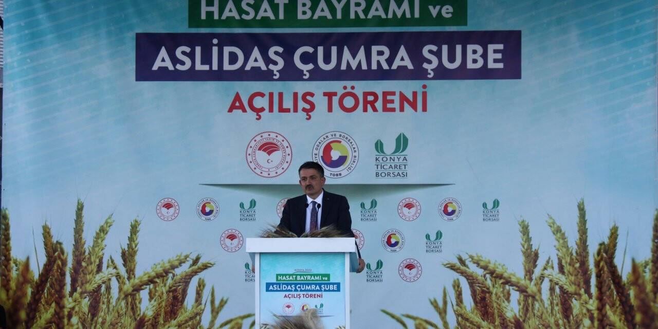 Hasat Bayramı ve ASLİDAŞ Çumra Şube Açılışı