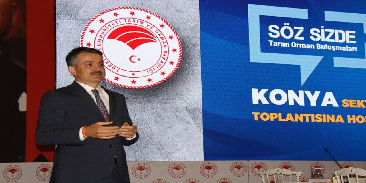 Tarım ve Orman Bakanı Pakdemirli Konya'da tarım sektörüyle buluştu