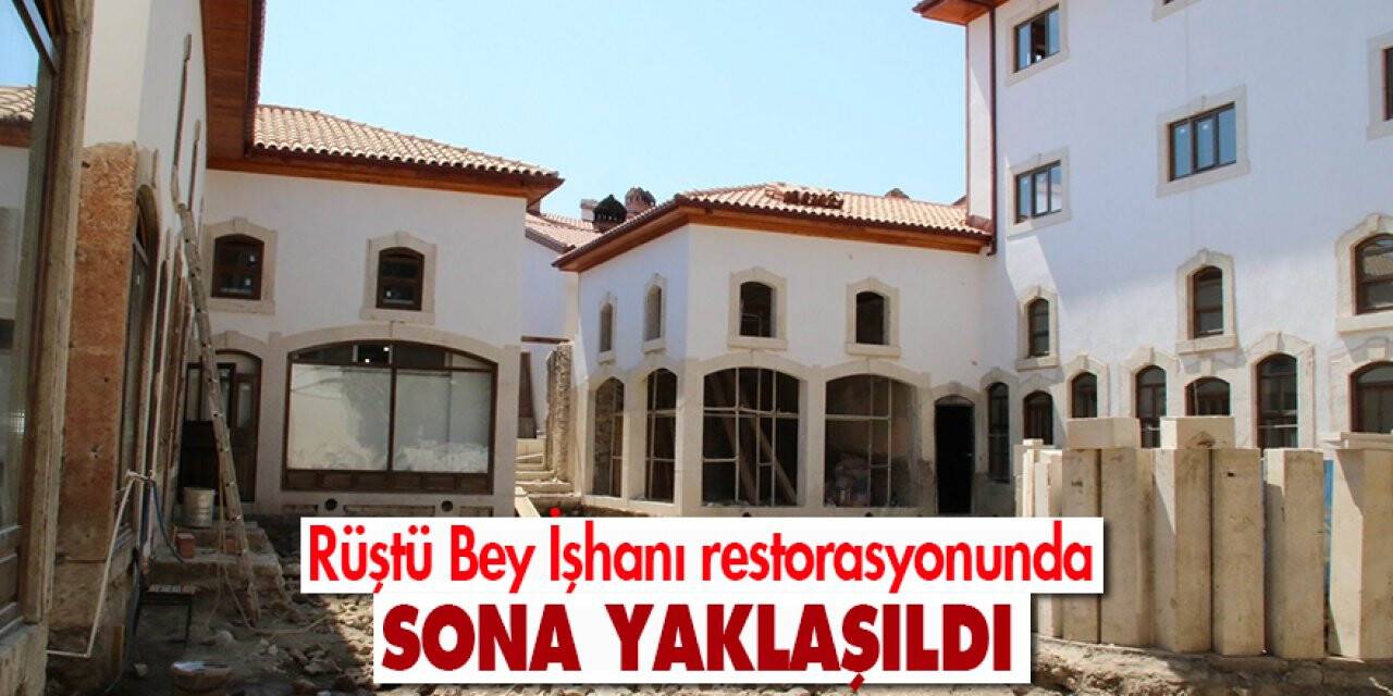 Rüştü Bey İşhanı restorasyonunda sona yaklaşıldı