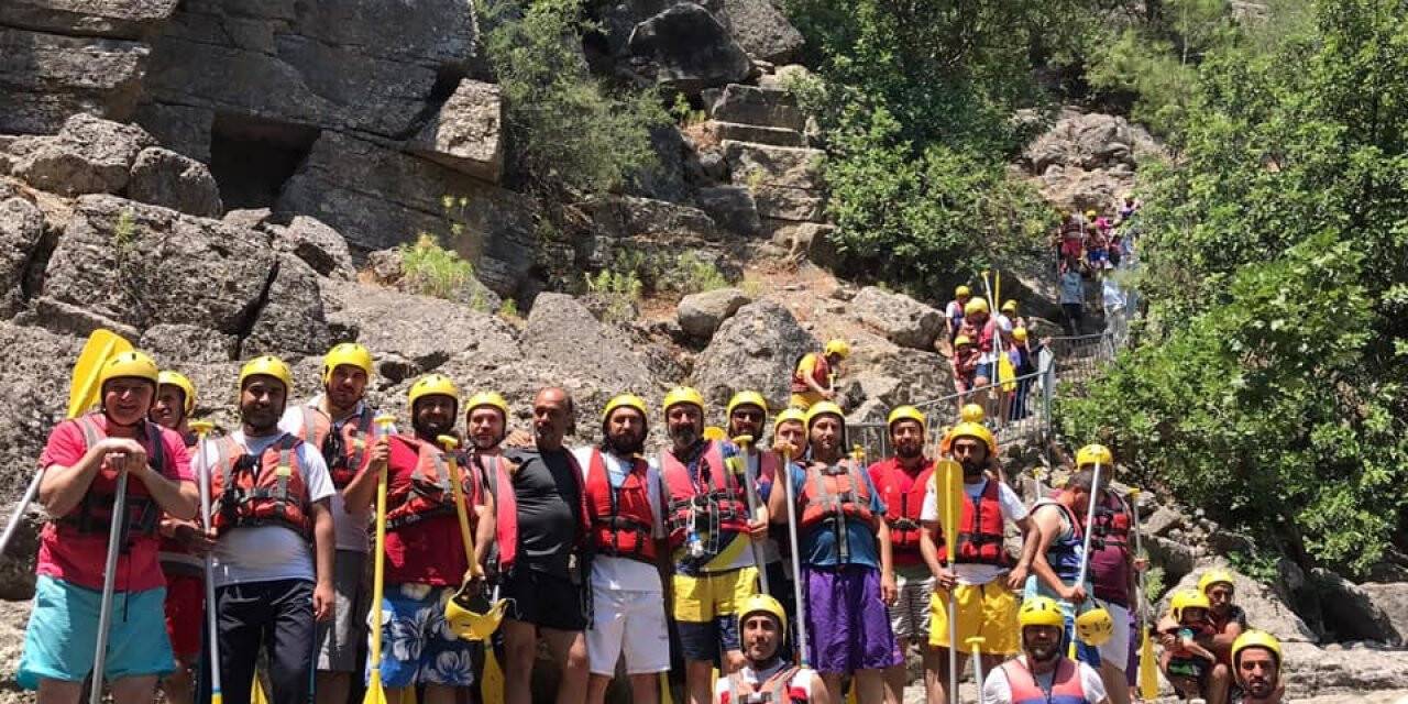 Yalçın Eğitim Kurumlarında rafting heyecanı