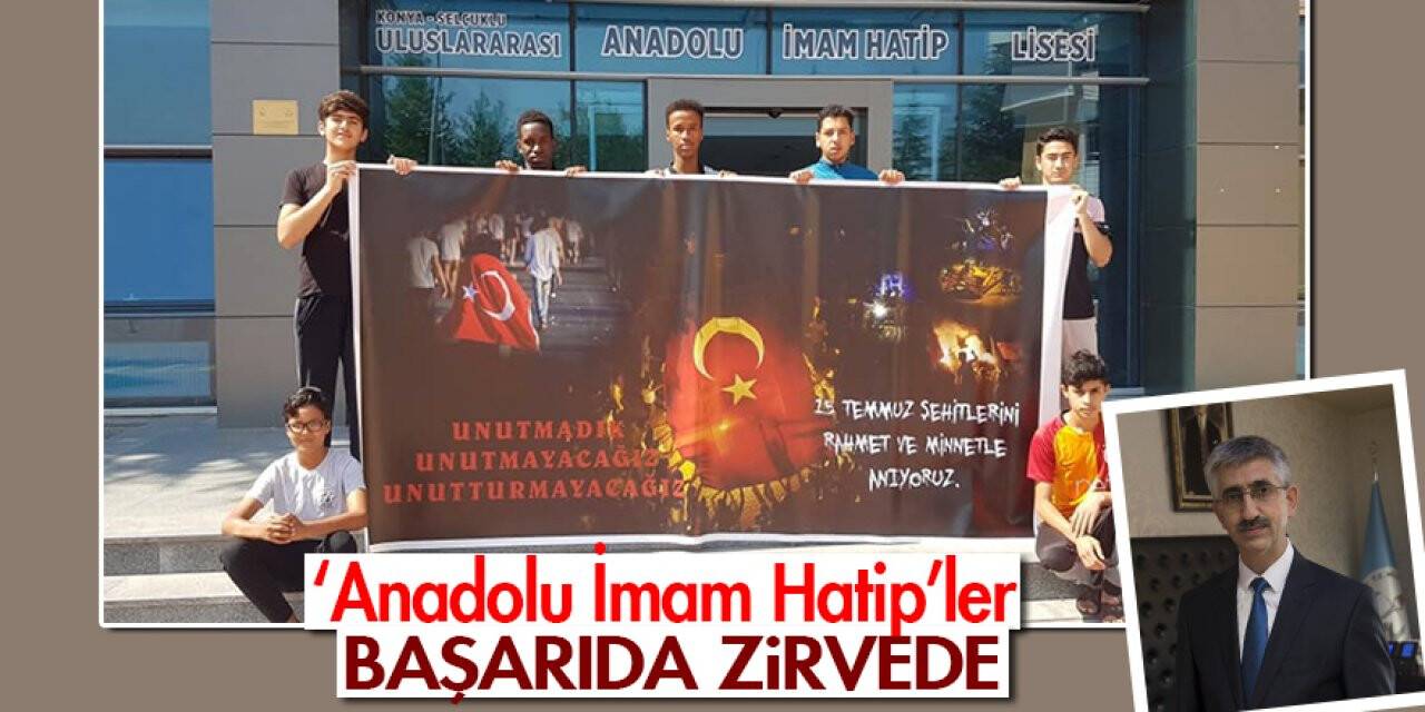 ‘Anadolu İmam Hatip’ler  Başarıda Zirvede