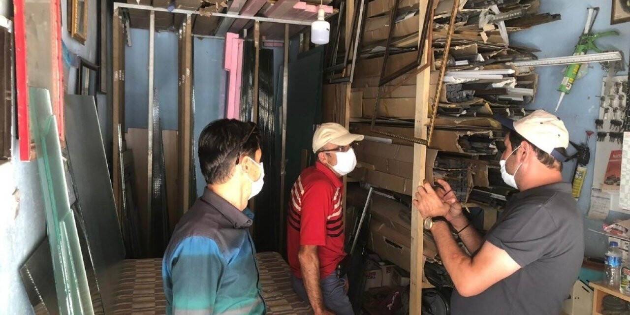 Başkan Çiğdem, esnafları ziyaret etti