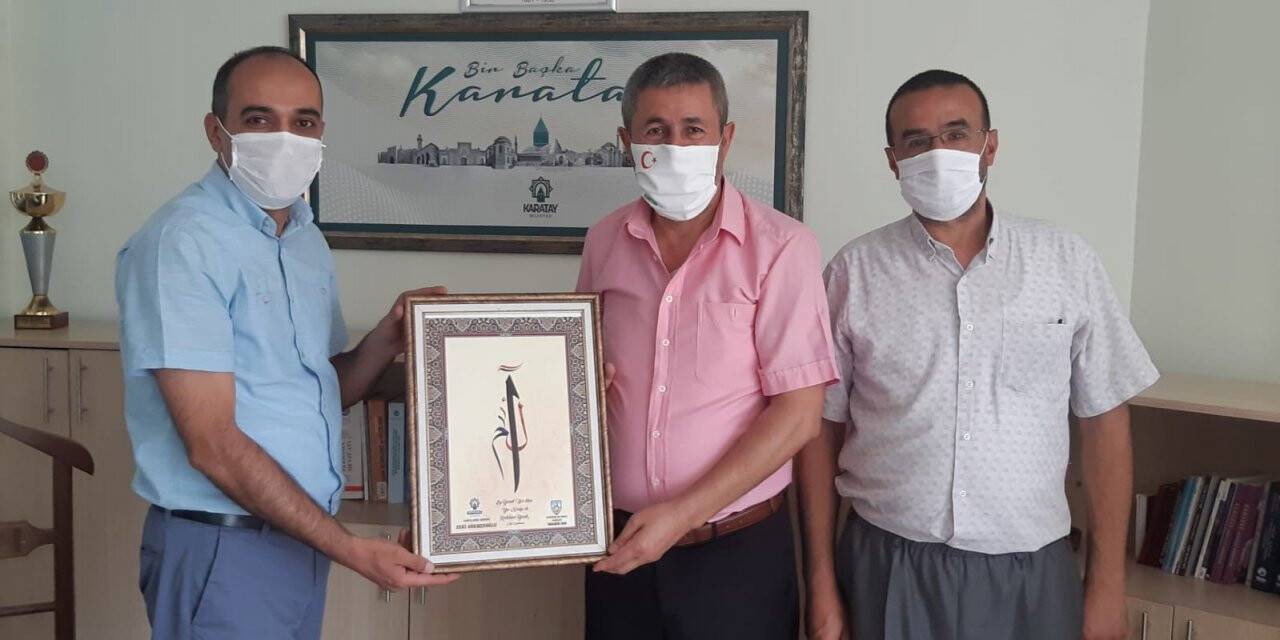 Bakırcılar Odasından, Karatay Zabıta ’ya teşekkür ziyareti