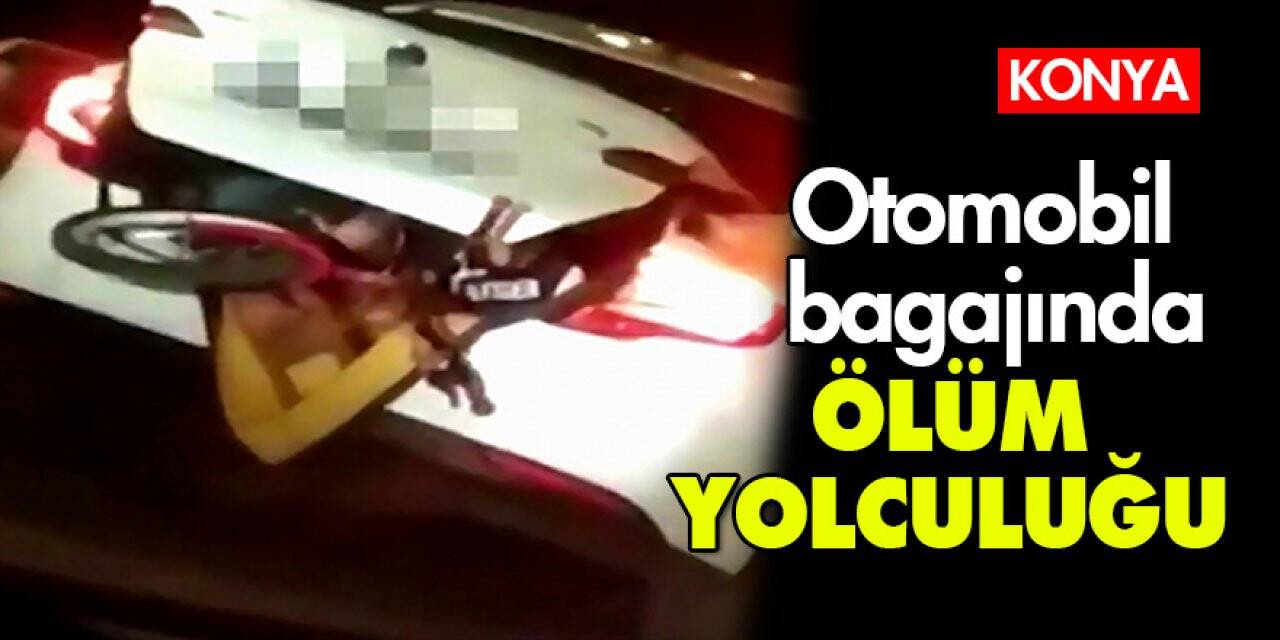 Konya trafiğinde şok görüntüler! Sürücü yakalanarak ceza verildi