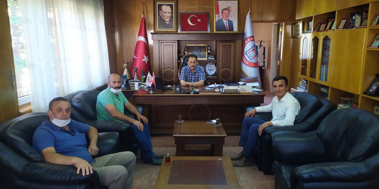 Gezlevispor’dan Hadimioğlu’na ziyaret