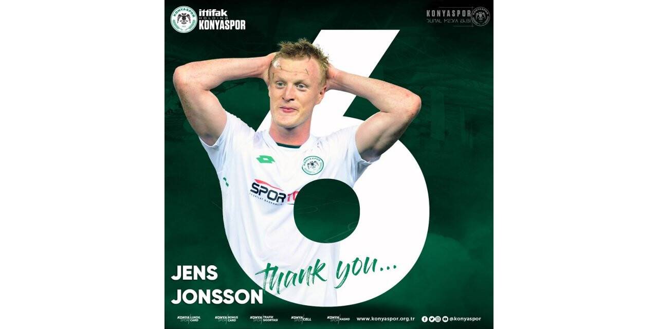 Jonsson Konyaspor'a veda etti