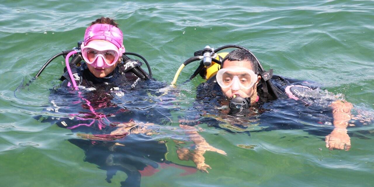 Beyşehir Gölü’nde 'Özel Çocukların' Tüplü Dalış Keyfi