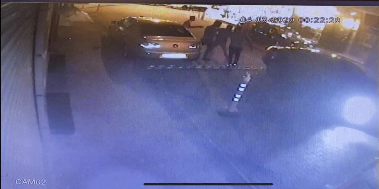 Silahlı kavga dehşeti kamerada