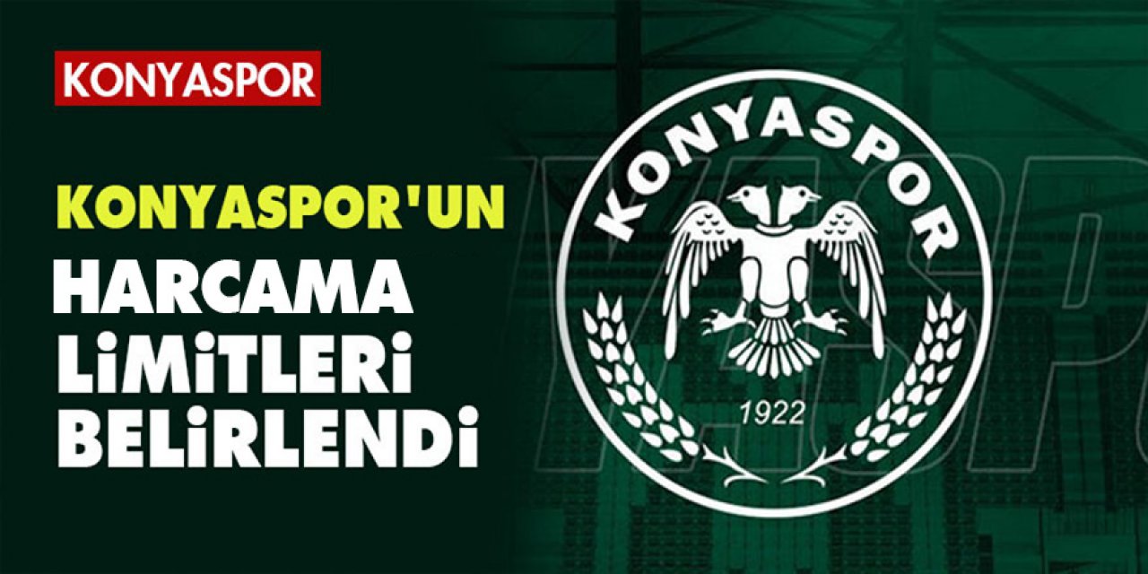 İşte Konyaspor'un 2020-2021 sezonu harcama limiti