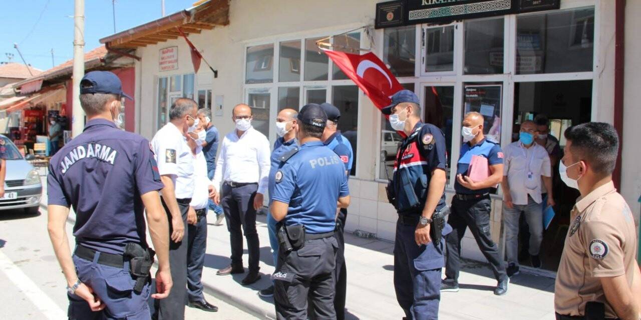 Halkapınar'da 'Sağlık için hepimiz için' denetimi yapıldı
