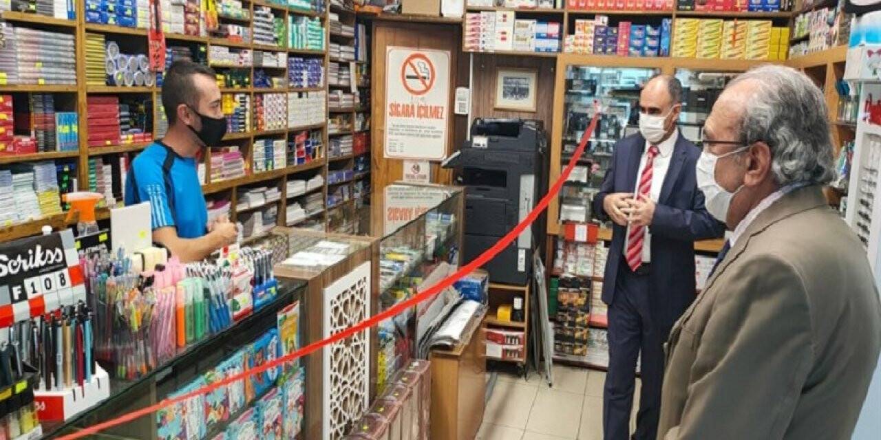 Vali Özkan esnafı ziyaret etti
