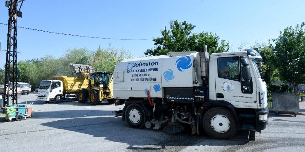 Karatay'da sanayi sitelerinde temizlik seferberliği