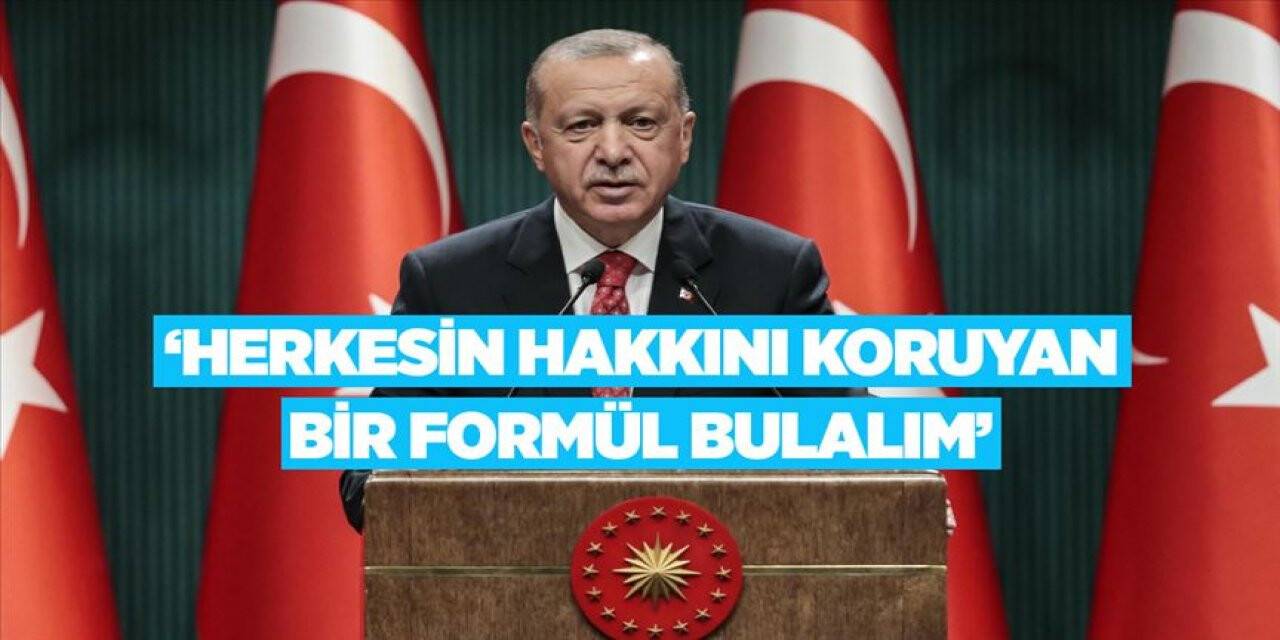 Cumhurbaşkanı Erdoğan: Adalar üzerinden bizi sahillerimize hapsetme girişimine rıza göstermeyeceğiz