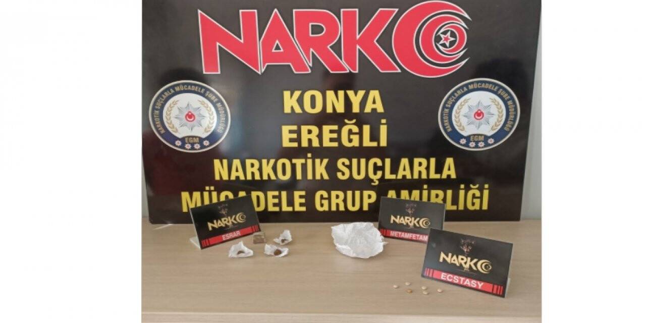 Konya’da uyuşturucu operasyonu: 1 tutuklama