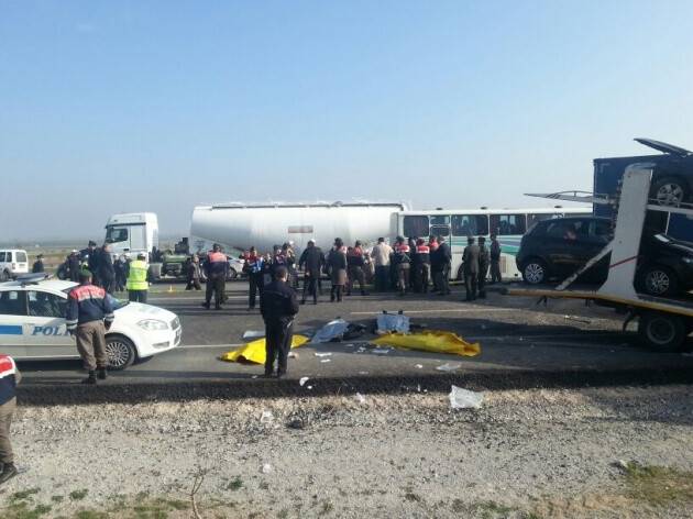Sarayönü'ndeki feci kazanın tüm anları