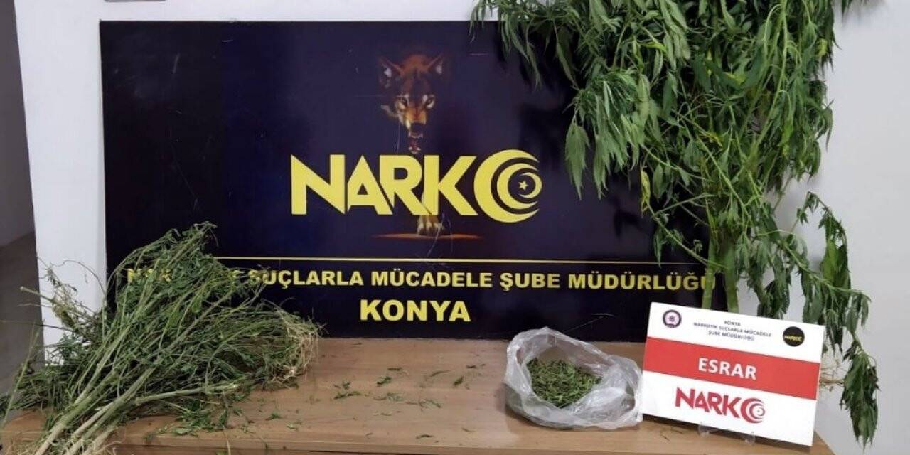 Konya’da uyuşturucu operasyonu