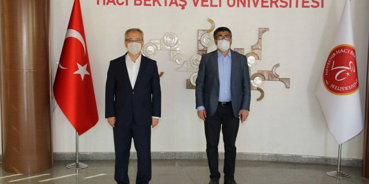 KTÜN Rektörü Özçelik’ten NEVÜ Rektörü Aktekin’e Ziyaret