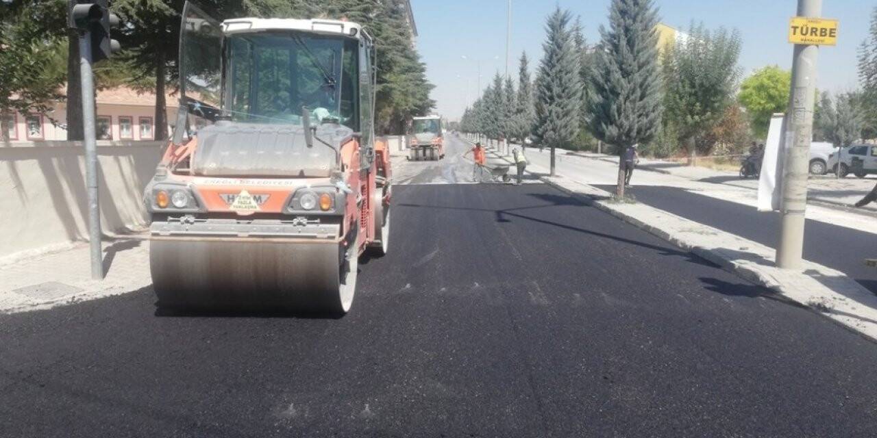 Ereğli Belediyesi asfalt çalışmalarını sürdürüyor