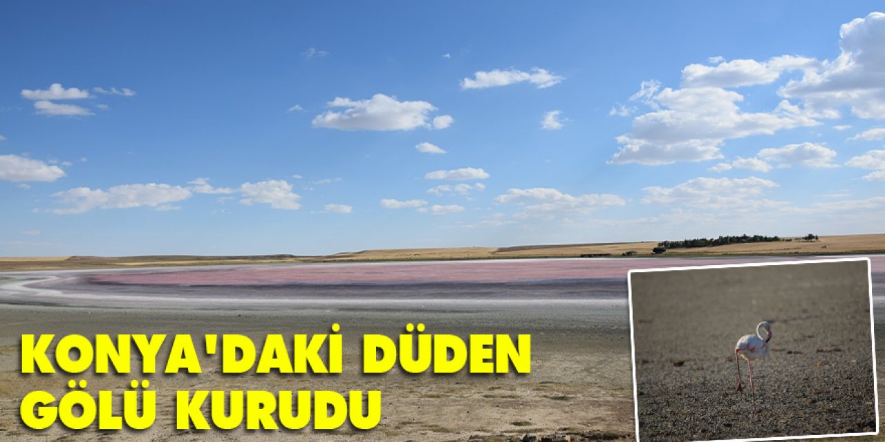 Konya'daki Düden Gölü kurudu