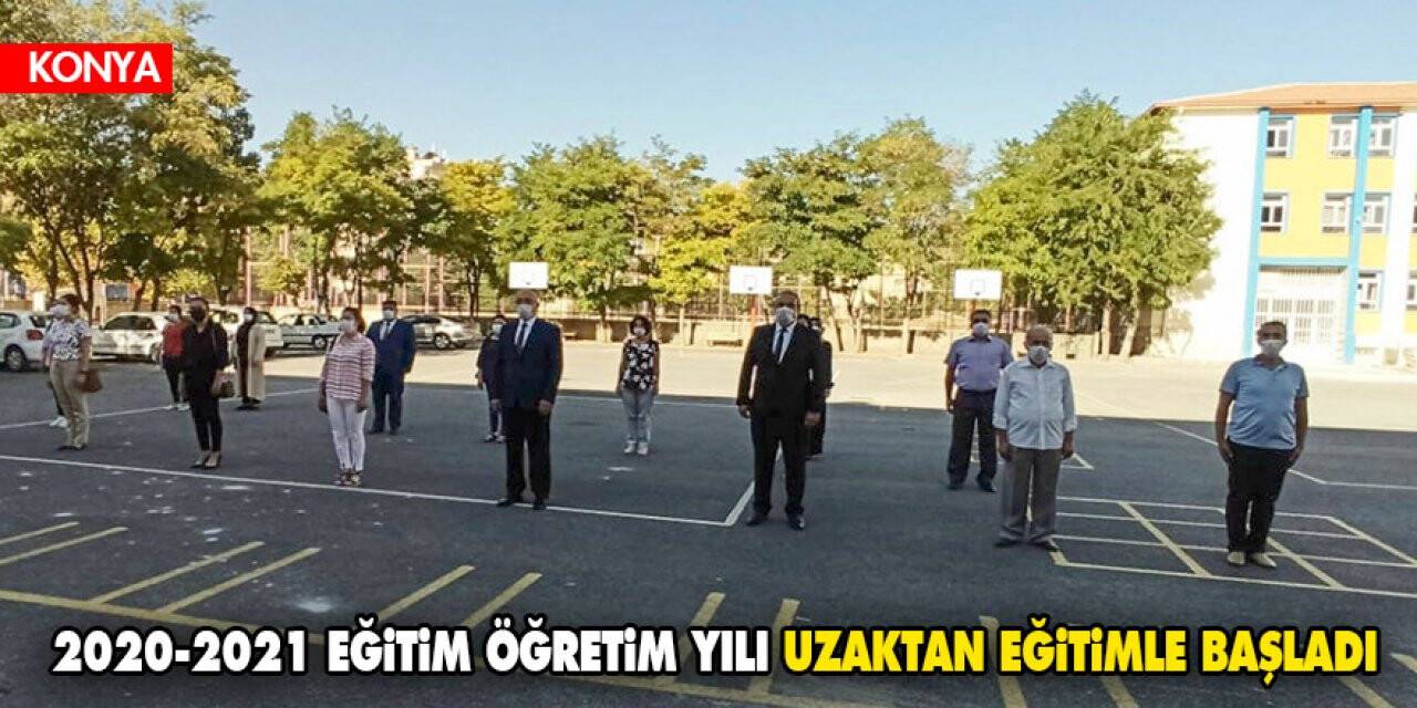 Konya’da 2020-2021 eğitim öğretim yılı uzaktan eğitimle başladı
