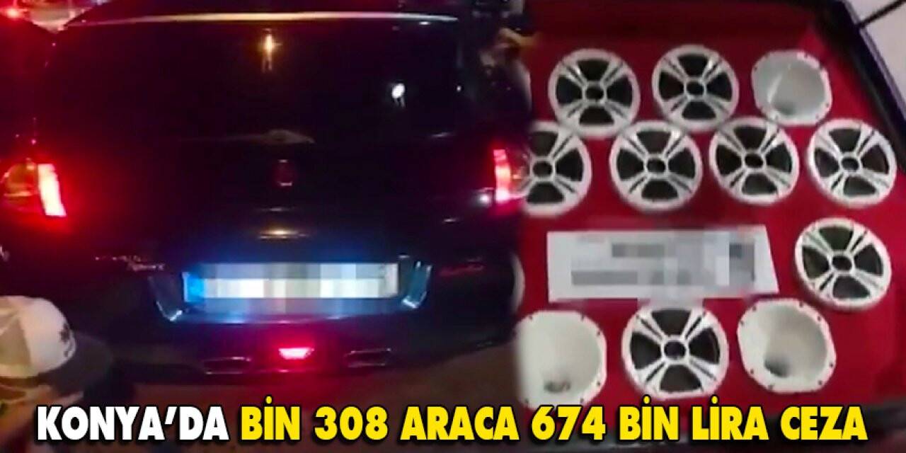 Konya'da trafik denetimleri devam ediyor! 74 araç trafikten men edildi