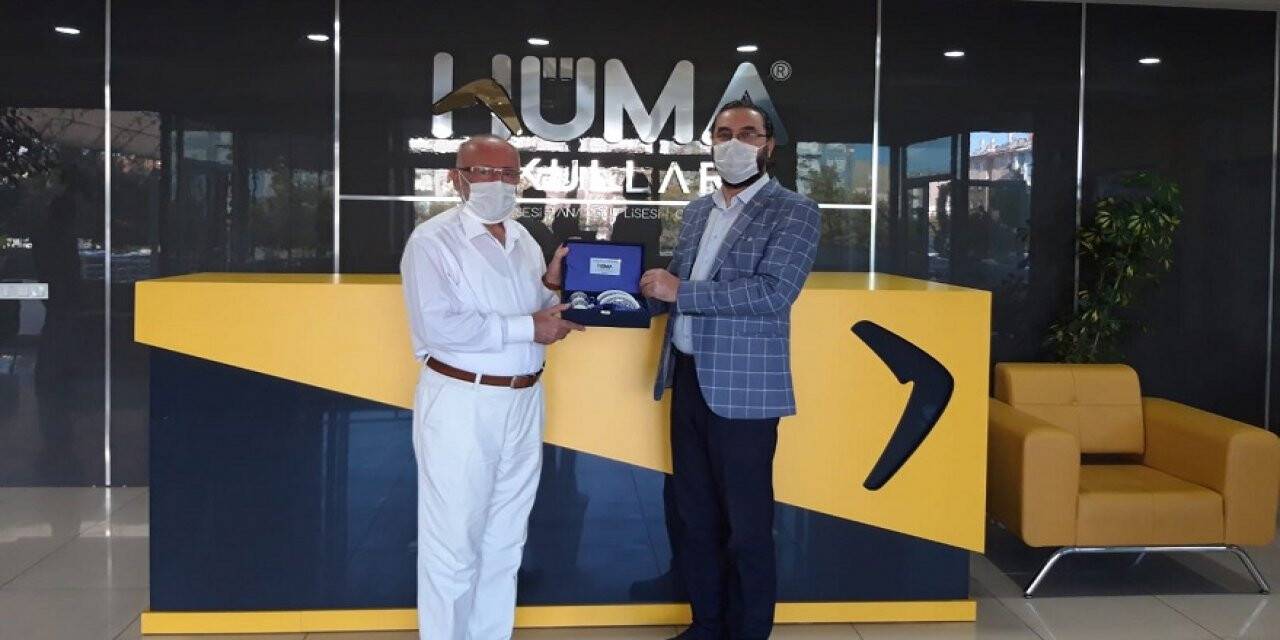 Konya İl Müftüsü Poçanoğlu, Hüma Okullarını ziyaret etti